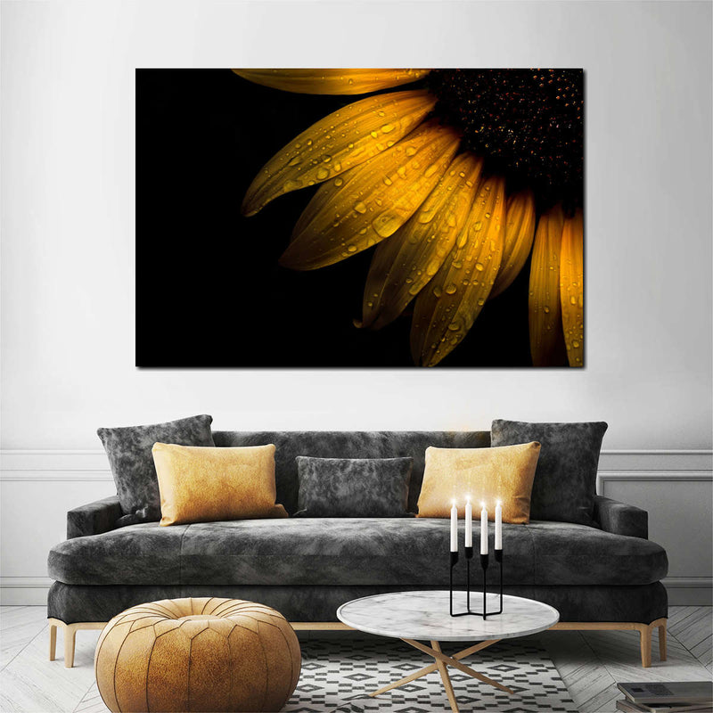 Sunflower Water Wall Art