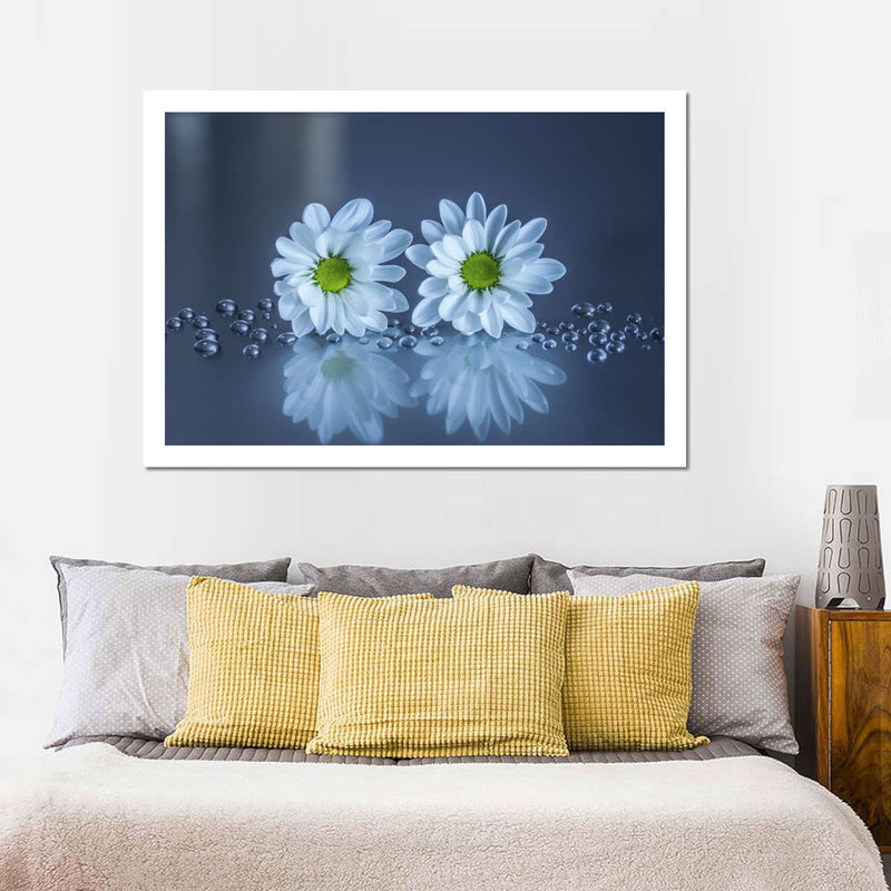 White Daisies Wall Art