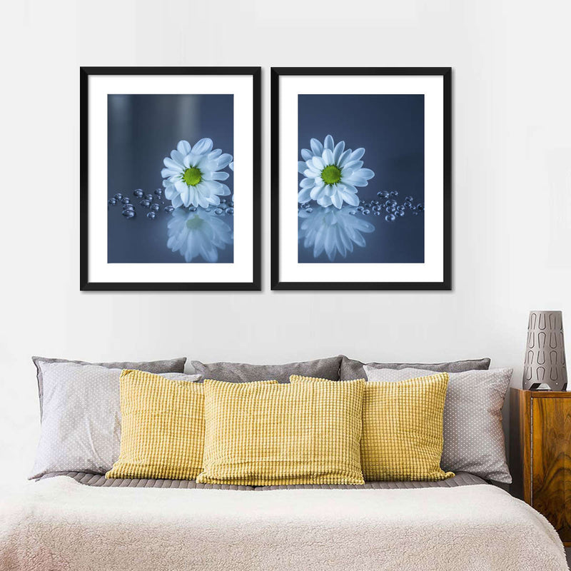 White Daisies Wall Art