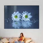 White Daisies Wall Art