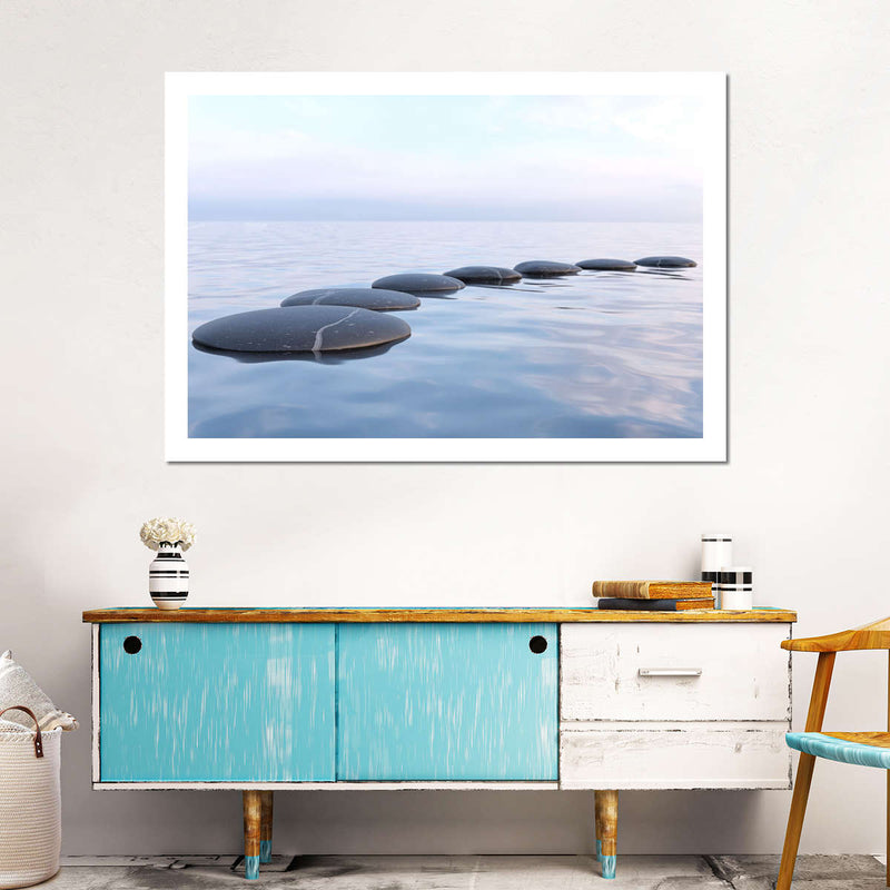 Water Zen Stones Wall Art