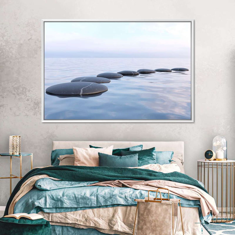 Water Zen Stones Wall Art