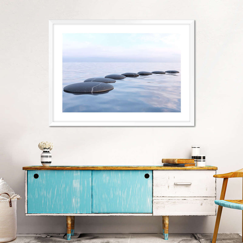 Water Zen Stones Wall Art