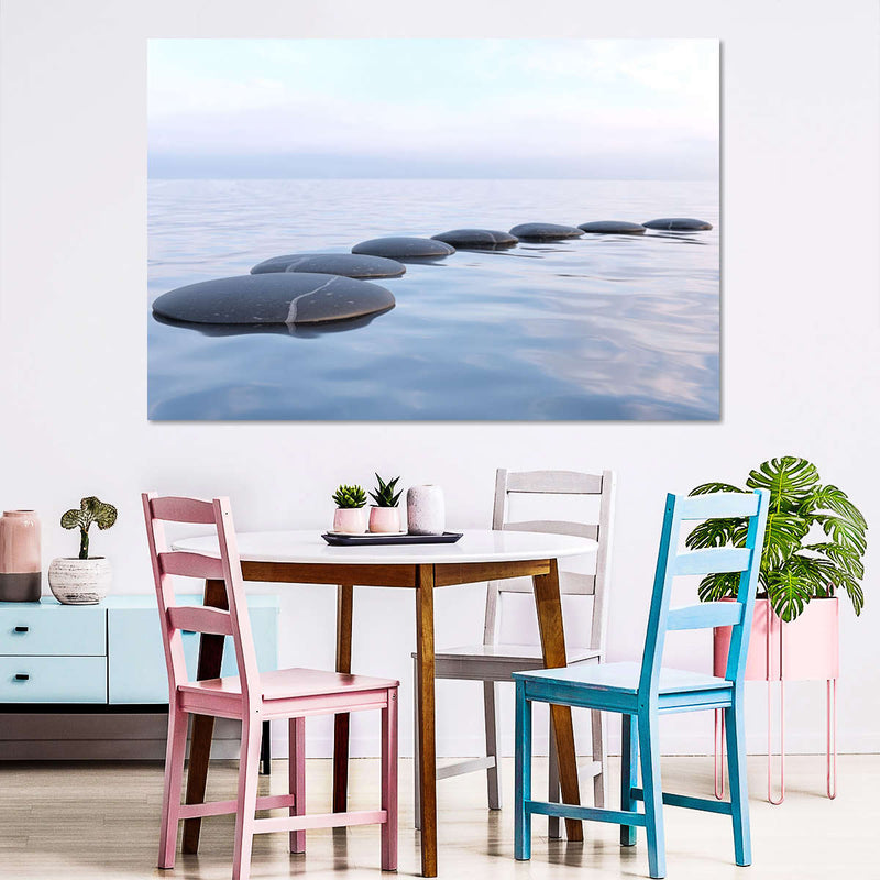 Water Zen Stones Wall Art