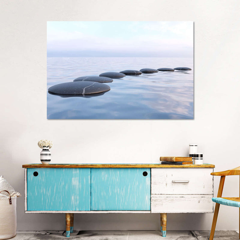 Water Zen Stones Wall Art