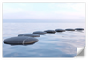 Water Zen Stones Wall Art