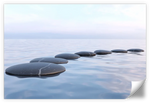 Water Zen Stones Wall Art