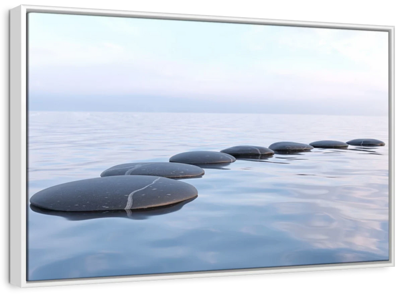 Water Zen Stones Wall Art