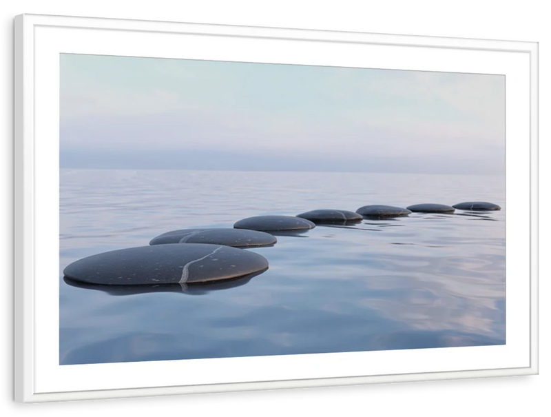 Water Zen Stones Wall Art