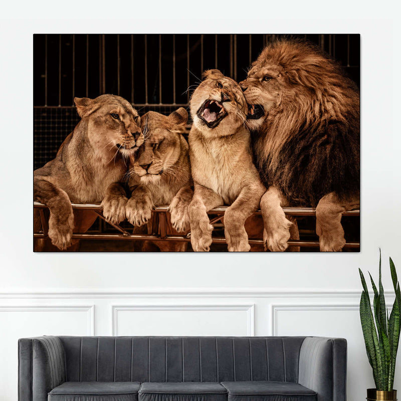 Pride Of Lions Wall Art