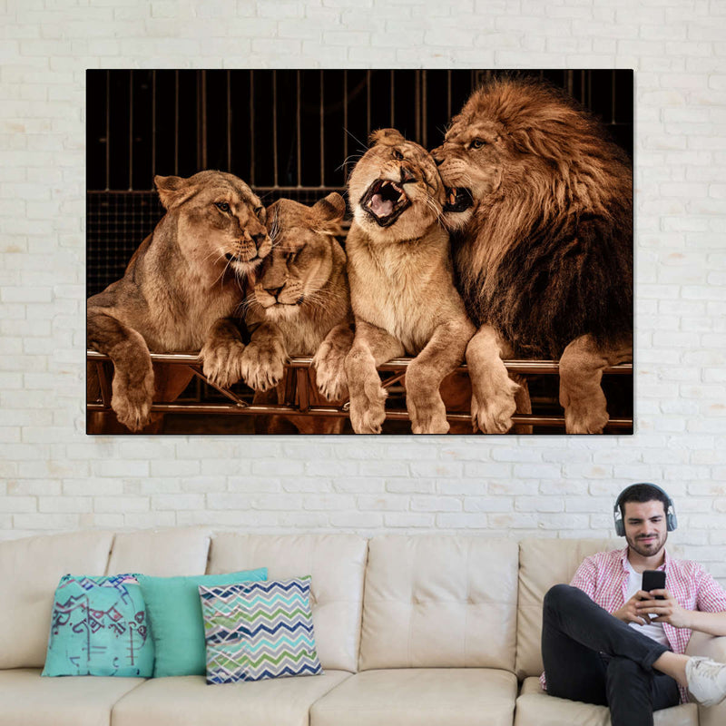 Pride Of Lions Wall Art