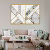 Marble Texture Geometric Abstract Wall Art