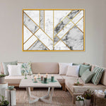 Marble Texture Geometric Abstract Wall Art