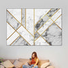 Marble Texture Geometric Abstract Wall Art