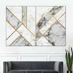 Marble Texture Geometric Abstract Wall Art