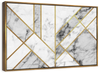 Marble Texture Geometric Abstract Wall Art