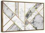 Marble Texture Geometric Abstract Wall Art