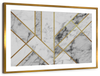 Marble Texture Geometric Abstract Wall Art
