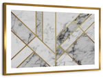 Marble Texture Geometric Abstract Wall Art
