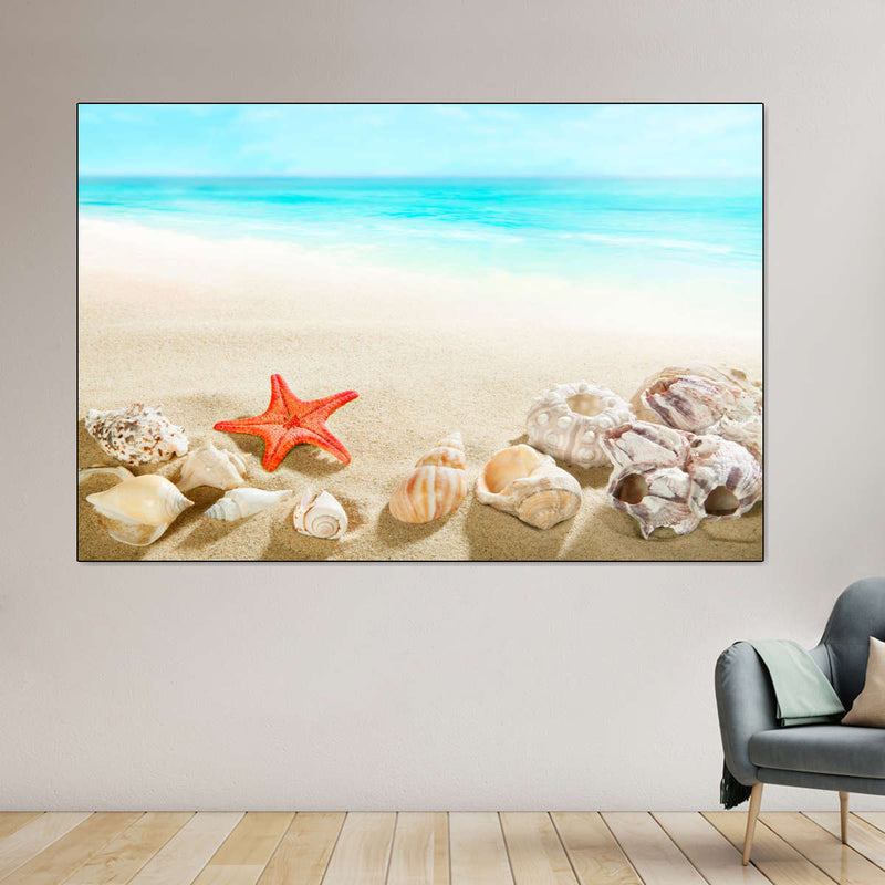 Seashells At The Beach Wall Art