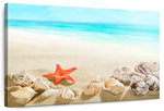 Seashells At The Beach Wall Art