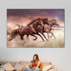 Three Running Horses Wall Art