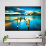 Massaciuccoli Lake Sunset Wall Art