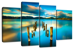 Massaciuccoli Lake Sunset Wall Art