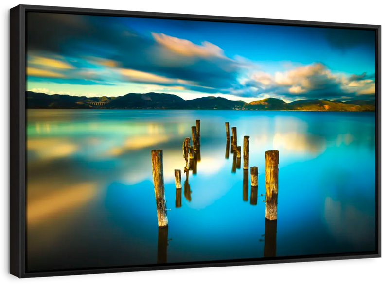 Massaciuccoli Lake Sunset Wall Art