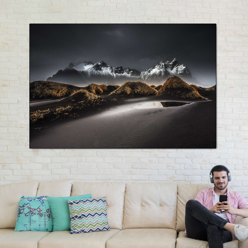 Stokksnes Mountainscape Wall Art