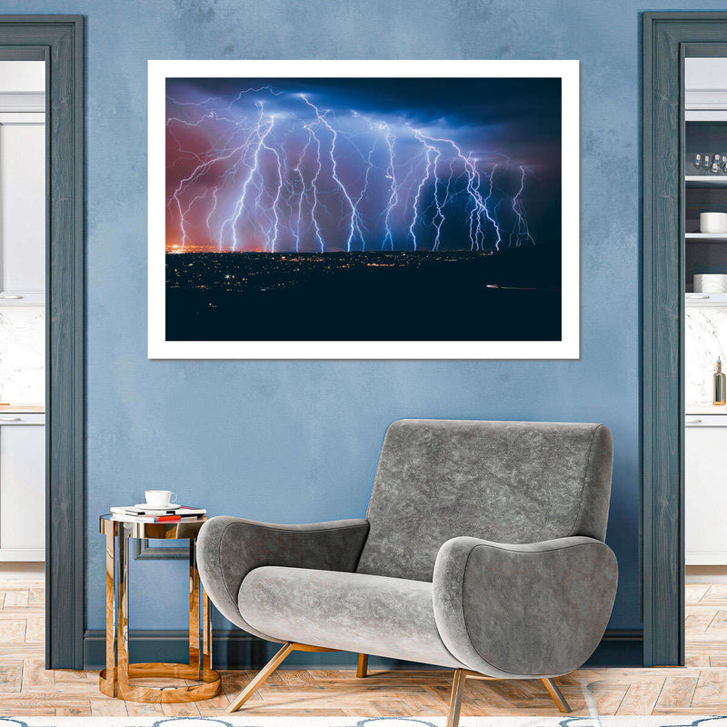Lightning Strikes Wall Art