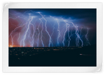 Lightning Strikes Wall Art
