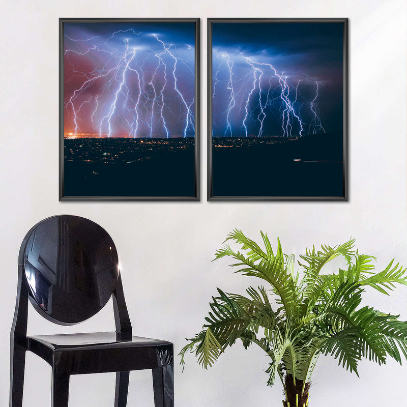 Lightning Strikes Wall Art