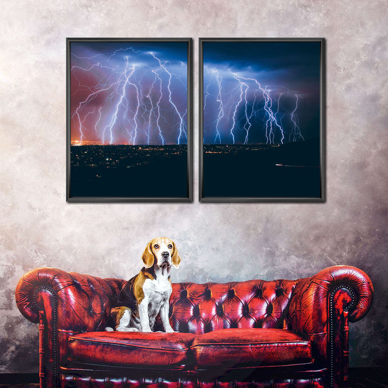 Lightning Strikes Wall Art