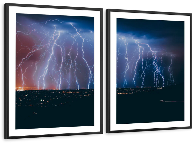 Lightning Strikes Wall Art