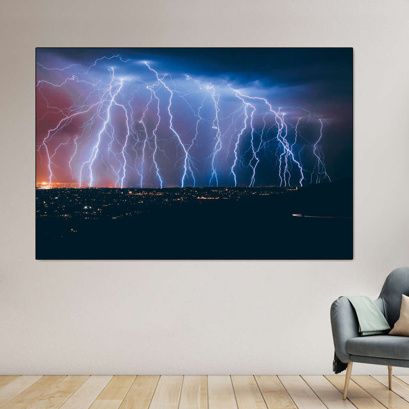 Lightning Strikes Wall Art