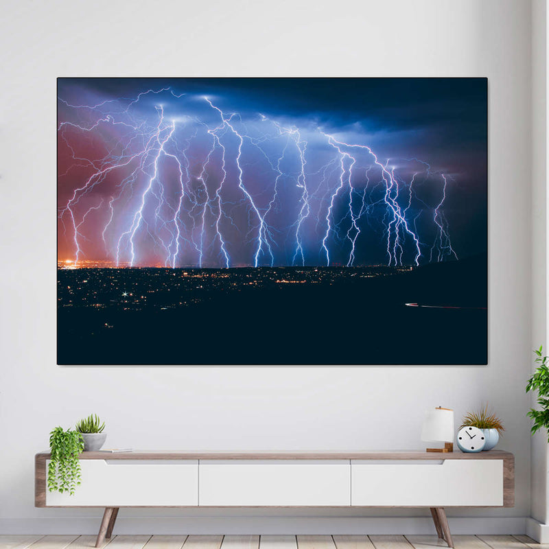 Lightning Strikes Wall Art