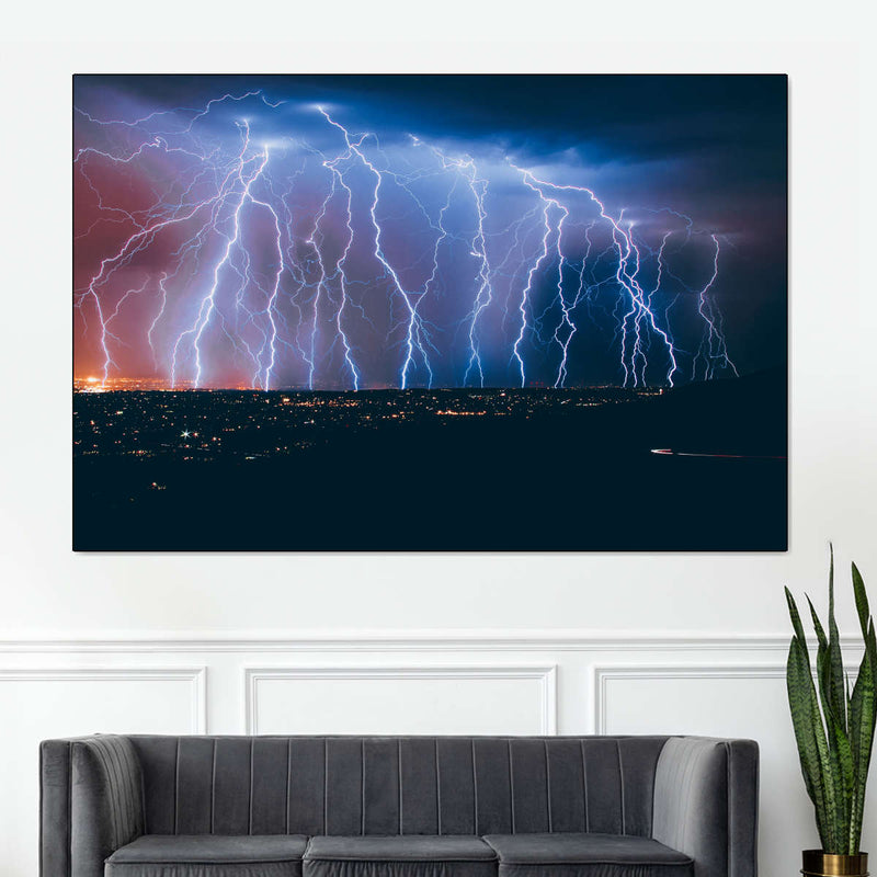 Lightning Strikes Wall Art