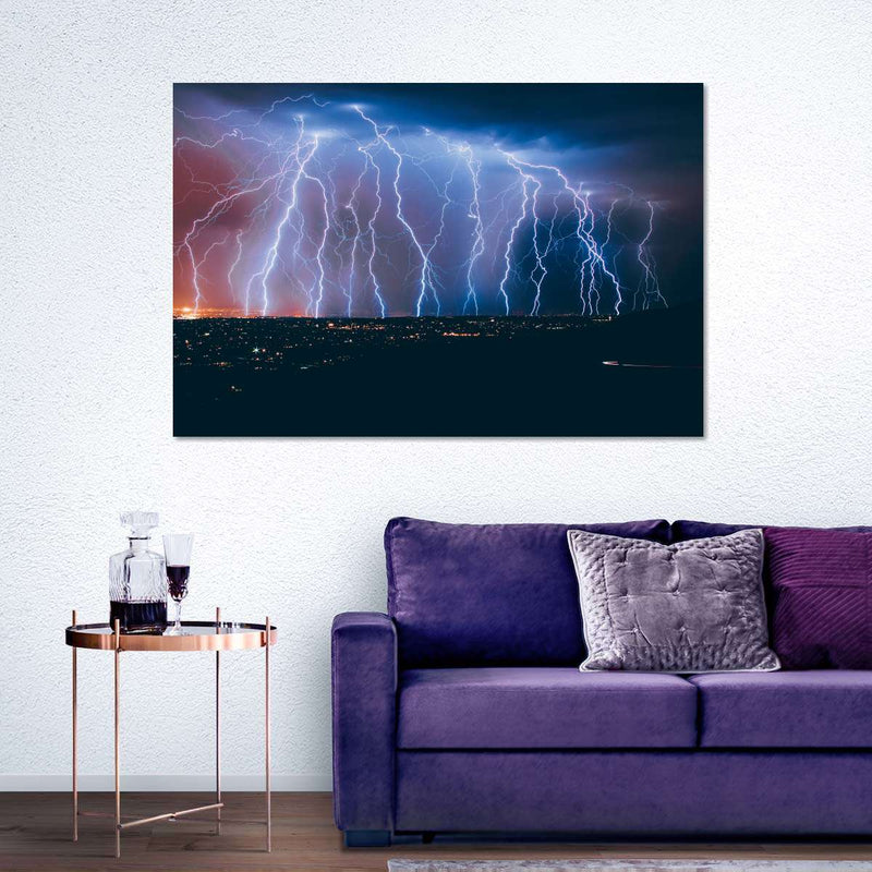 Lightning Strikes Wall Art