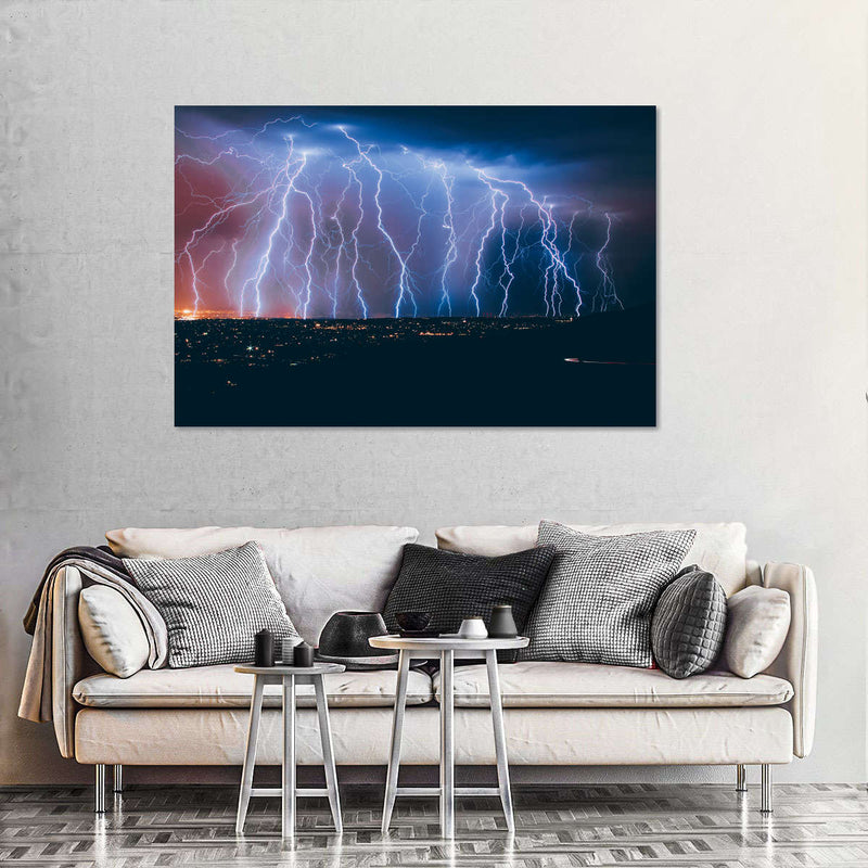 Lightning Strikes Wall Art