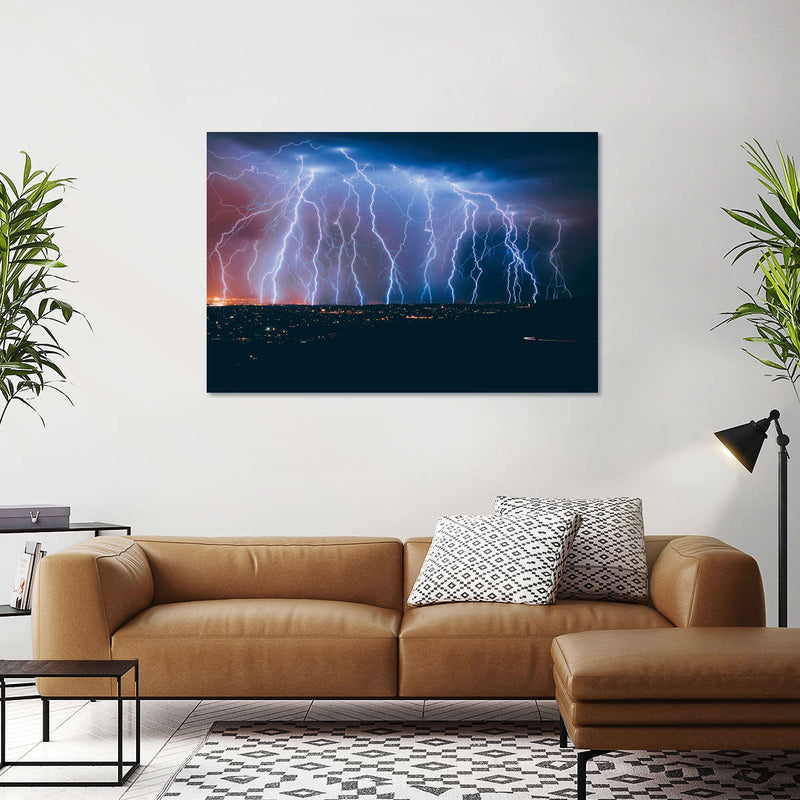 Lightning Strikes Wall Art
