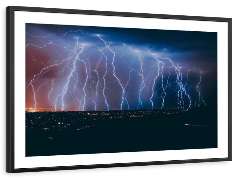 Lightning Strikes Wall Art