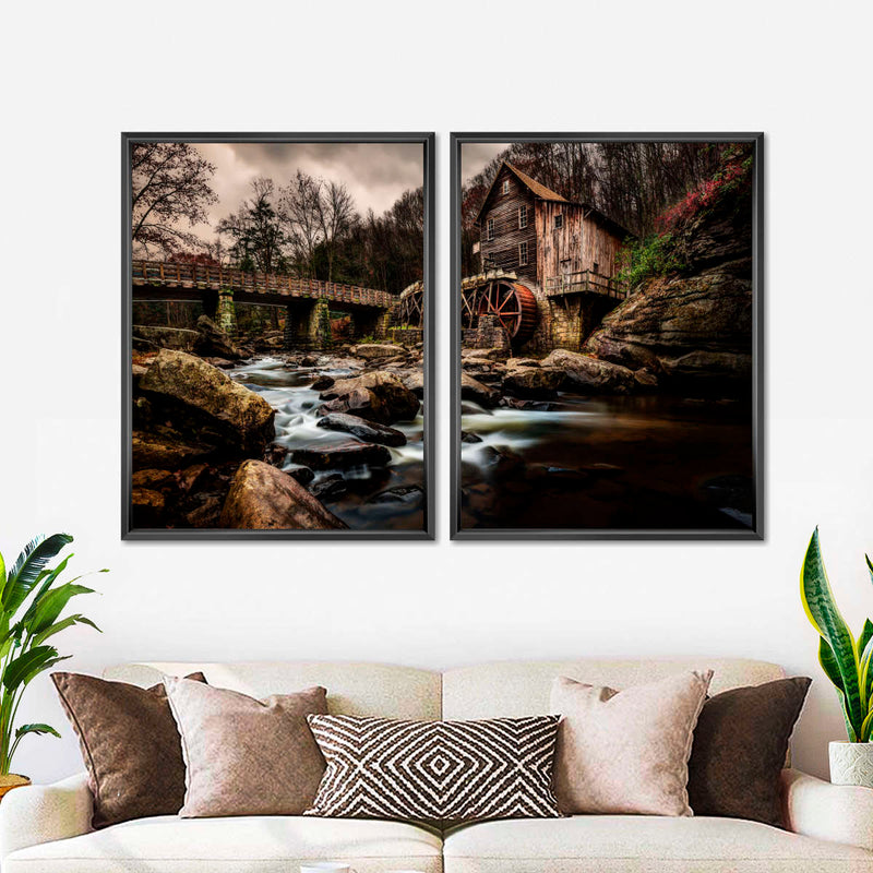 Grist Mill At Babcock Park Wall Art