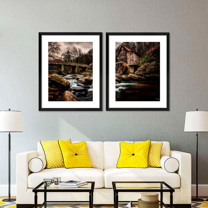 Grist Mill At Babcock Park Wall Art