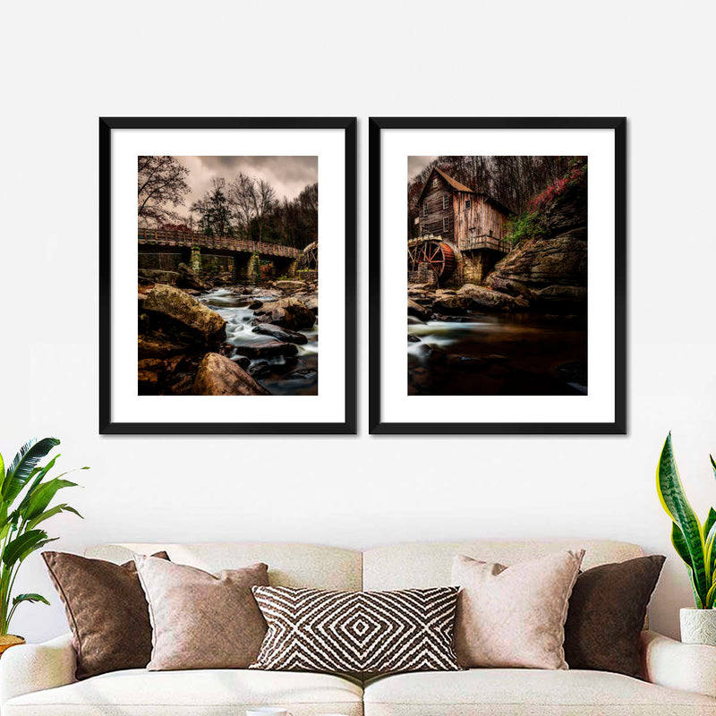 Grist Mill At Babcock Park Wall Art