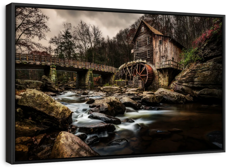 Grist Mill At Babcock Park Wall Art