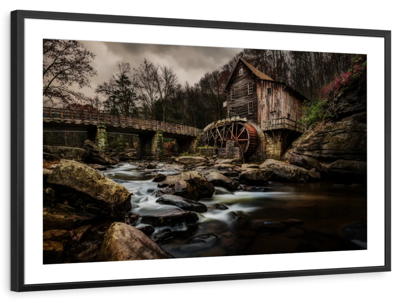 Grist Mill At Babcock Park Wall Art