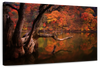 Orange Autumn Lake Wall Art