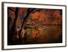 Orange Autumn Lake Wall Art
