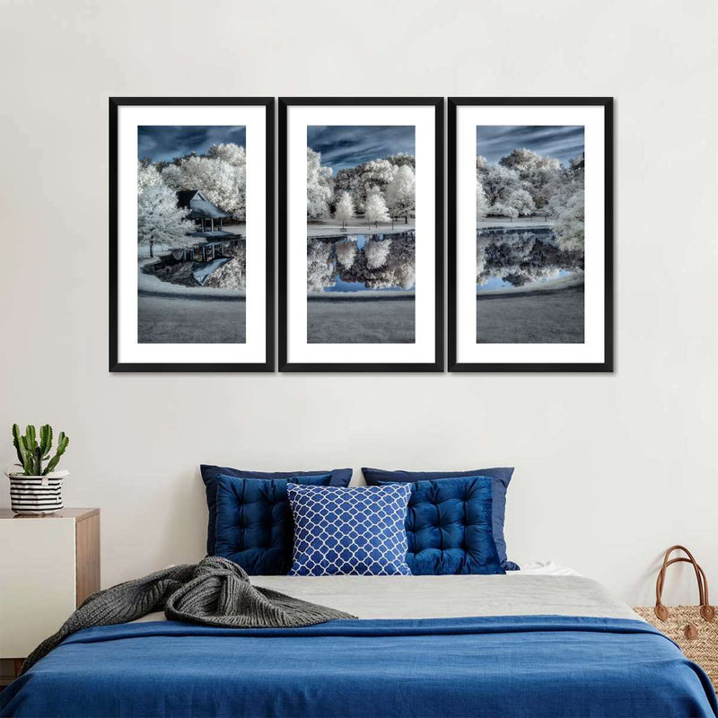 Winter Nightscape Wall Art